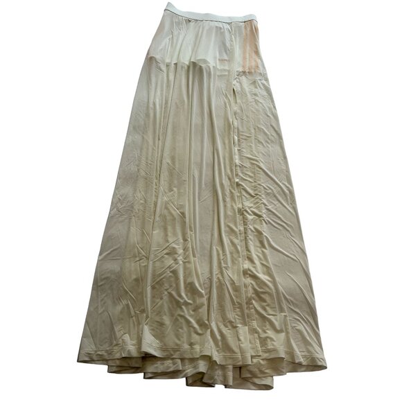 Adidas Originals Flowy Maxi Skirt in Off White - Picture 1 of 3